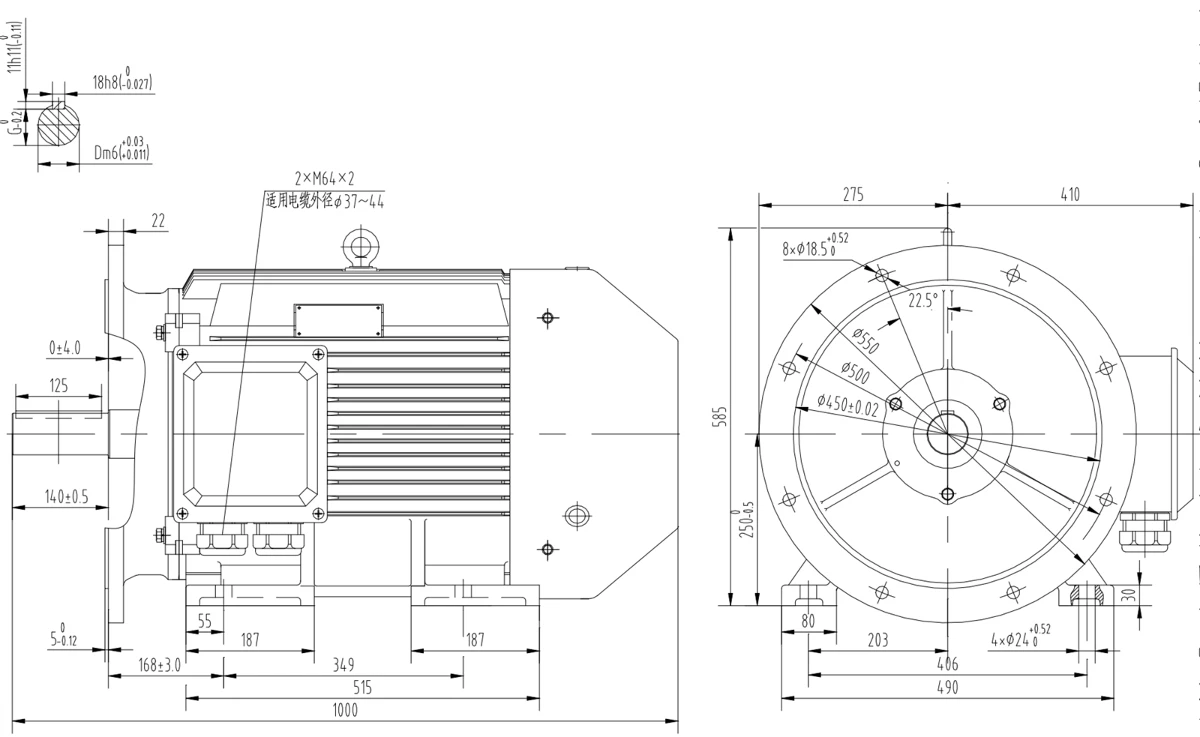 YE5-250M-6 YE5-250M-6